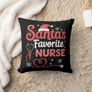 Lieblingskrankenschwester von Santa Weihnachten  Kissen