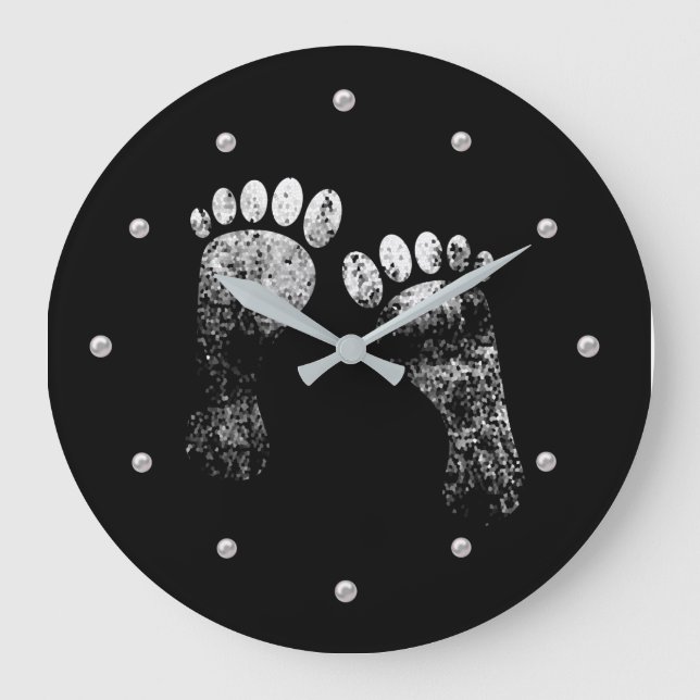 Lieblingslegs Große Wanduhr (Vorderseite)