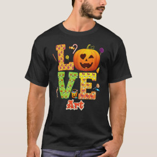 Lieblingslehrer Kürbis Halloween Süßigkeiten T-Shirt