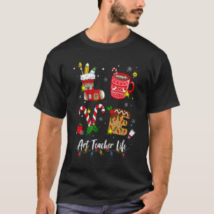 Lieblingslehrer Lebens Bonbonstange Weihnachten X T-Shirt