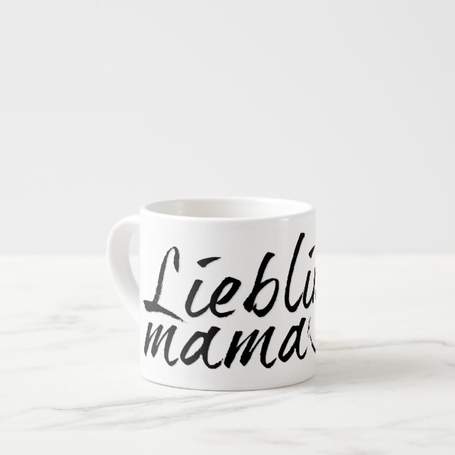 Lieblingsmama Espressotasse (Vorderseite Links)