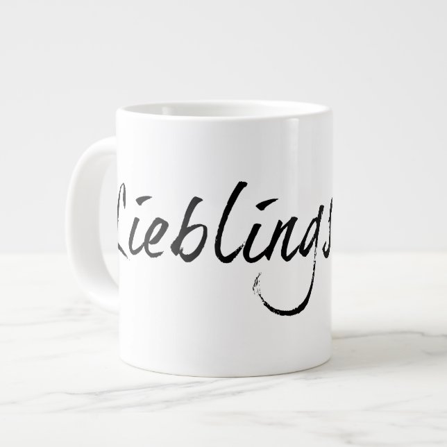 Lieblingsmama Jumbo-Tasse (Vorderseite Links)