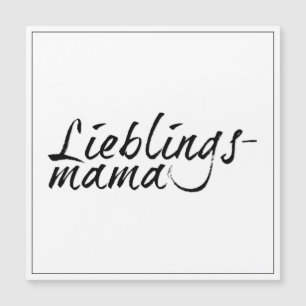 Lieblingsmama Magnetkarte