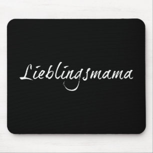 Lieblingsmama - weiß 00001 mousepad
