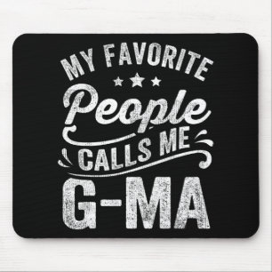 Lieblingsmenschen nennen mich G-ma Muttertagsgesch Mousepad