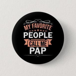 Lieblingsmenschen nennen mich Pap Retro Männer Vat Button