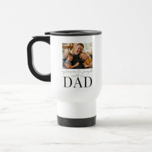 Lieblingsmenschen nennen mich Papa Fotogeschenk Reisebecher