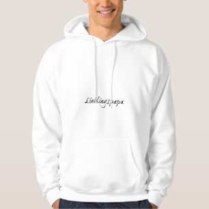 Lieblingspapa - schwarzer Schriftzug 00001 Hoodie