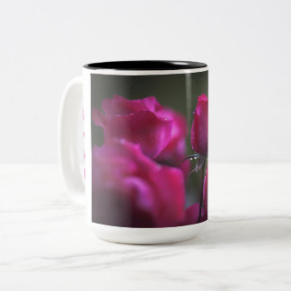Lieblingsrosen-Tasse Zweifarbige Tasse