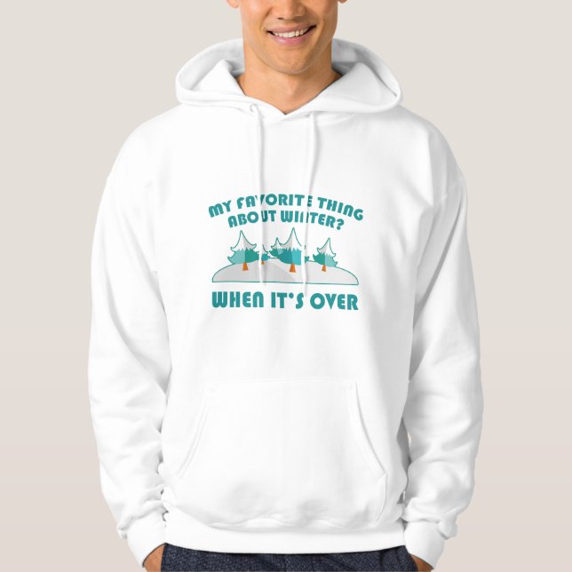 Lieblingssache am Winter Hoodie (Vorderseite)