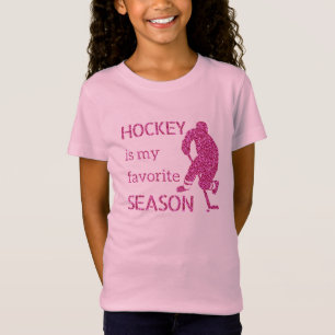 Lieblingssaison - Rosa Funkhockey-Spieler T-Shirt