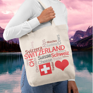 Lieblingsschweizer - I Liebe Schweiz Tragetasche