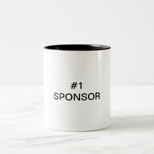 Lieblingssponsor-Tasse Zweifarbige Tasse
