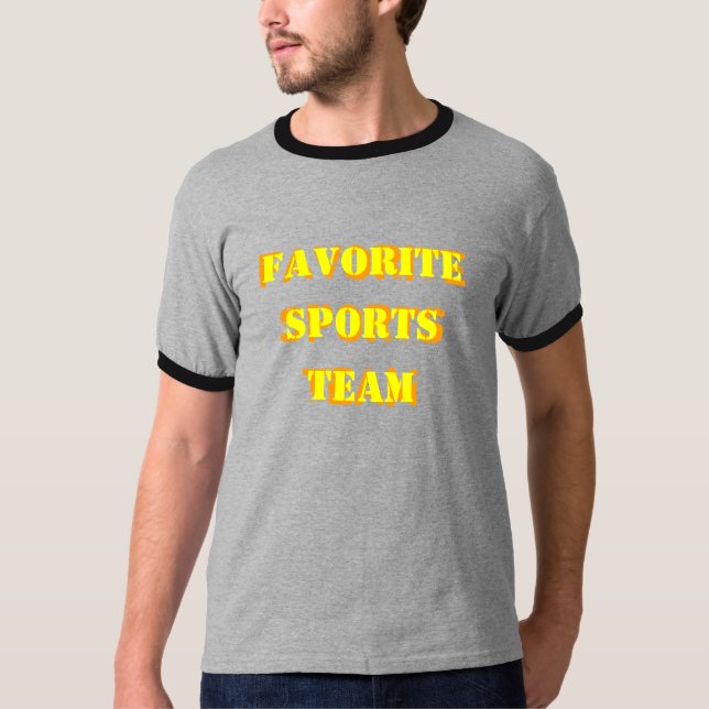 Lieblingssport-Team-Shirt T-Shirt (Vorderseite)