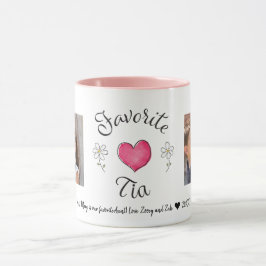 LieblingsTia 2 Foto-Gewohnheits-Tasse Tasse