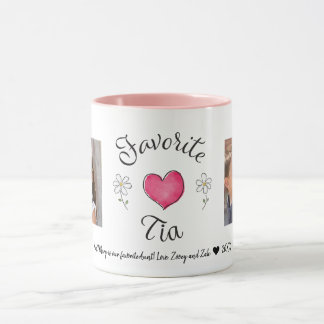 LieblingsTia 2 Foto-Gewohnheits-Tasse Tasse
