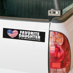 Lieblingstochter der American Revolution DAR Autoaufkleber