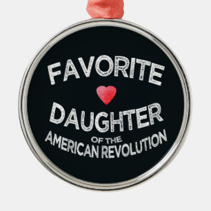 Lieblingstochter der amerikanischen Revolution DAR Ornament Aus Metall