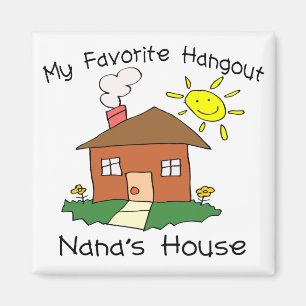 Lieblingstreffpunkt-Nanas Haus Magnet