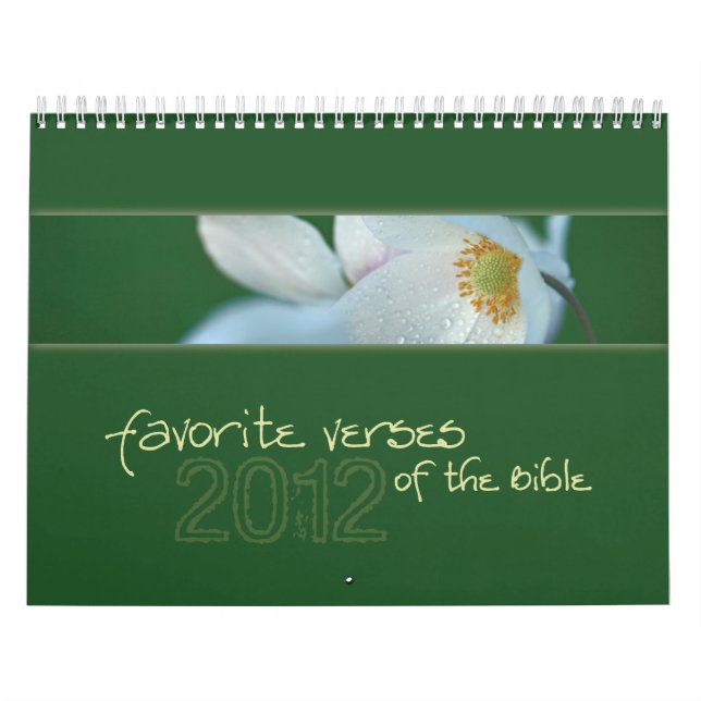 LieblingsVerse des Bibelkalenders 2012 Kalender (Titelbild)