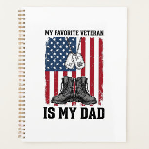 Lieblingsveteran Ist Mein Vater Patriotisches Shir Planer