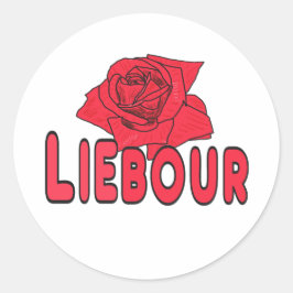 Liebour Runder Aufkleber