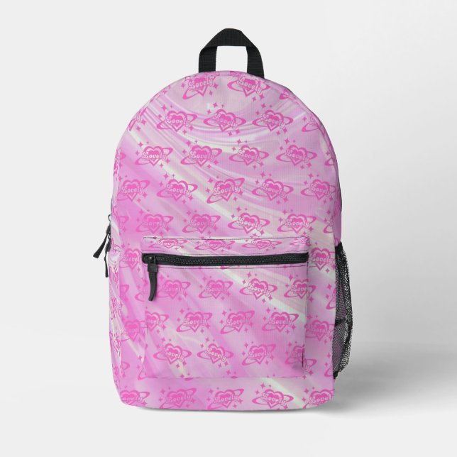 Liebreizend Bedruckter Rucksack (Vorderseite)