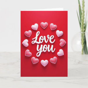 Liebst du Geschenkkarte im eleganten Design Karte