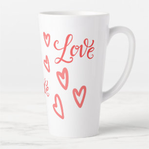 Liebst du Herzförmiges Valentinstag Milchtasse