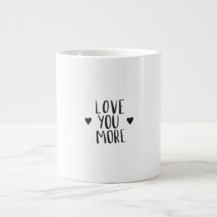 Liebst du mehr elegantes Design  Jumbo-Tasse