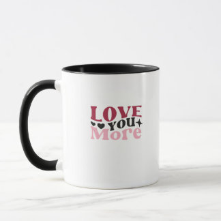 Liebst du mehr subtile Detailgestaltung Tasse