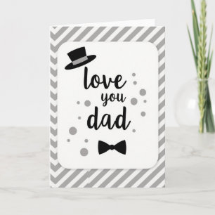 Liebst du Papa Beste Wünsche Karte