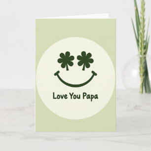 Liebst Du Papa Einfache Karte