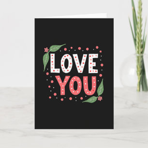 Liebst Du Polka Dot Karte