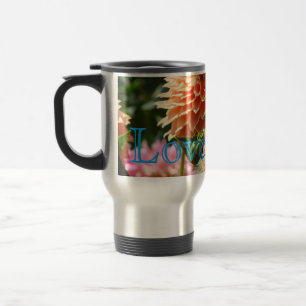 Liebst du Reise Kaffeetassen Dahlie Blumen individ