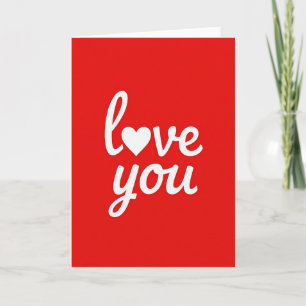 Liebst Du Rot Faux Goldfolienkarte Karte