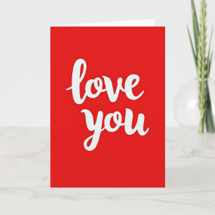 Liebst du rote Glitter-Textur-Karte Karte