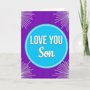 Liebst du Sohn Spezialkarte Karte