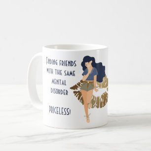 Liebste Freunde mit derselben Geisteskrankheit Ges Kaffeetasse