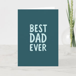 Liebste Karte für den besten Papa überhaupt in Tür