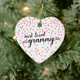 Liebster Grammy Keramik Ornament