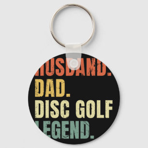 Liebster Papa Disc Golf Legende Lustig Vintage Vat Schlüsselanhänger