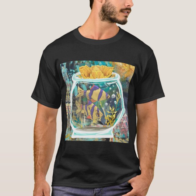 Liebt Angeln  T-Shirt (Vorderseite)