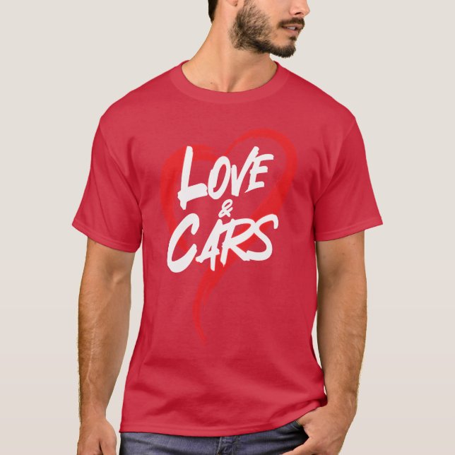 Liebt Autos Junge T-Shirt (Vorderseite)