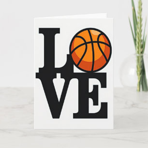 Liebt Basketball Toller Kartengruß Karte