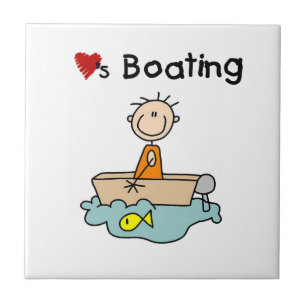 Liebt Bootfahren Fliese