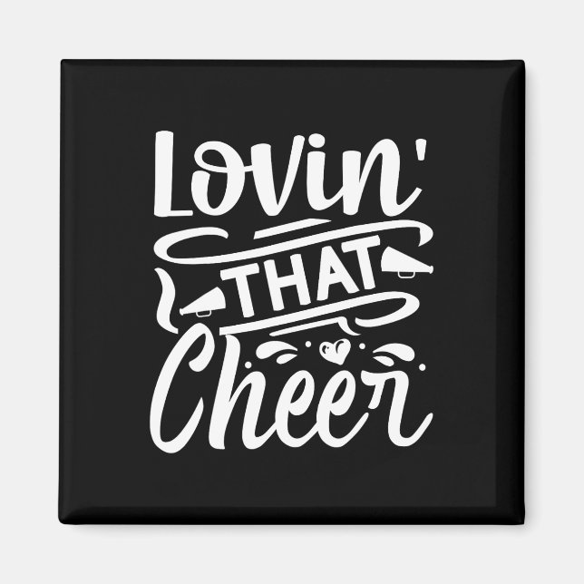 Liebt diesen Cheer Cheerleader  Magnet (Vorne)