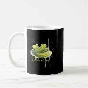 Liebt Dillgurken Aquarell Snack Kunst Bbq Foodie Kaffeetasse