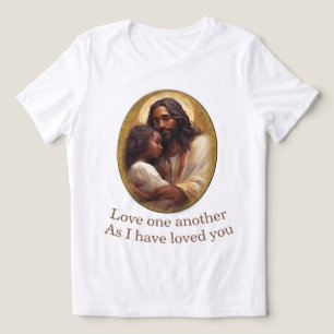 Liebt einander, Christ! Tri-Blend Shirt