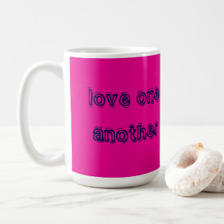 Liebt einander Kaffeetasse